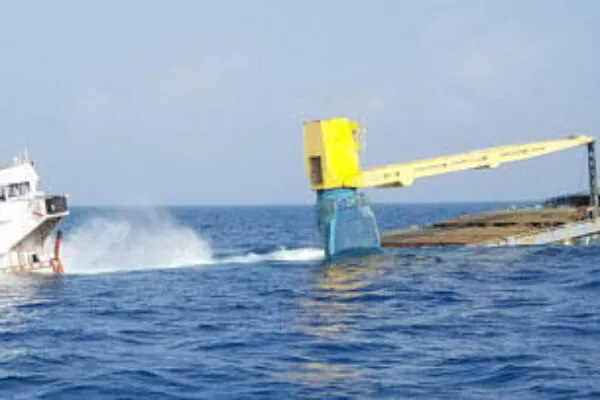 Video: Matrix New World helps sink a ship for artificial reef