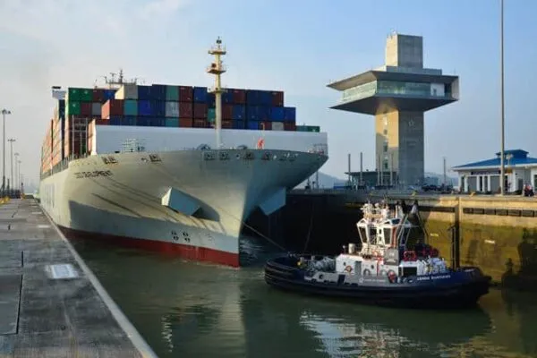 Panama Canal welcomes largest vessel to date