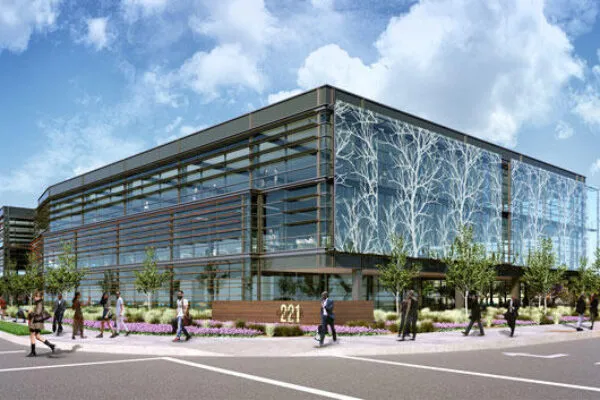 SmithGroupJJR designs new Silicon Valley office building featuring glass artwork on façade