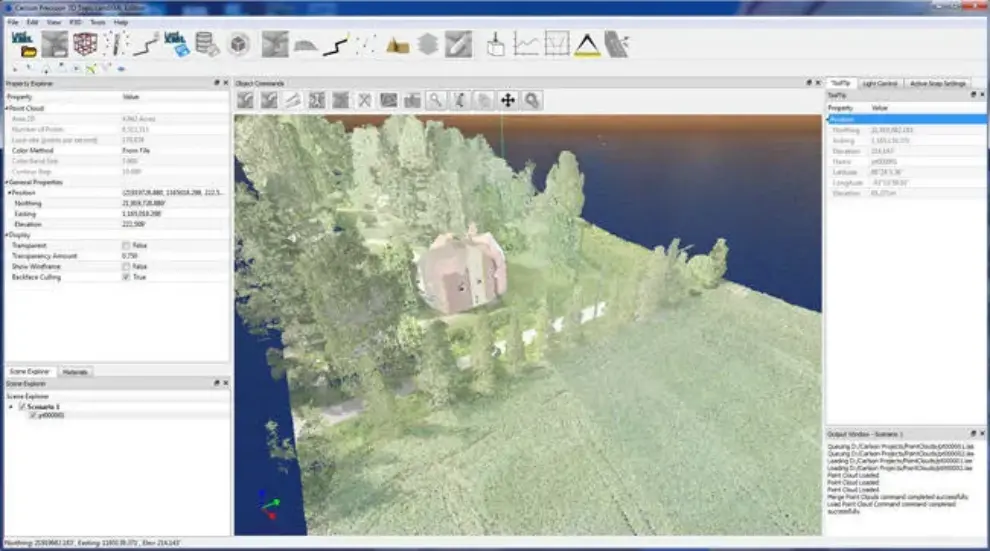 AEC TECH NEWS: Carlson Software adds point cloud viewing in free Precision 3D 2017 LandXML Viewer
