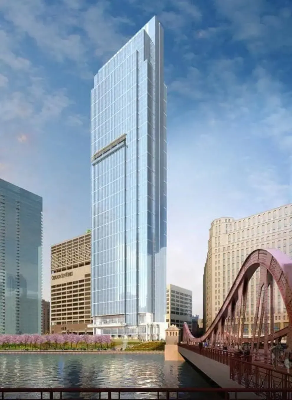 Hines breaks ground on Wolf Point East in Chicago