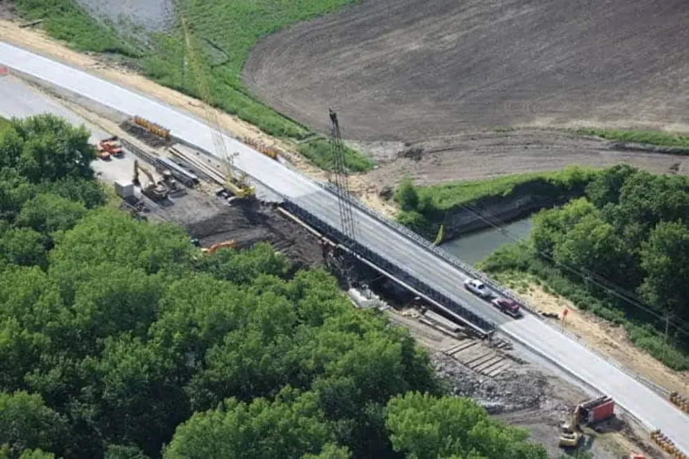 Acrow provides temporary detour structure during Iowa bridge replacement