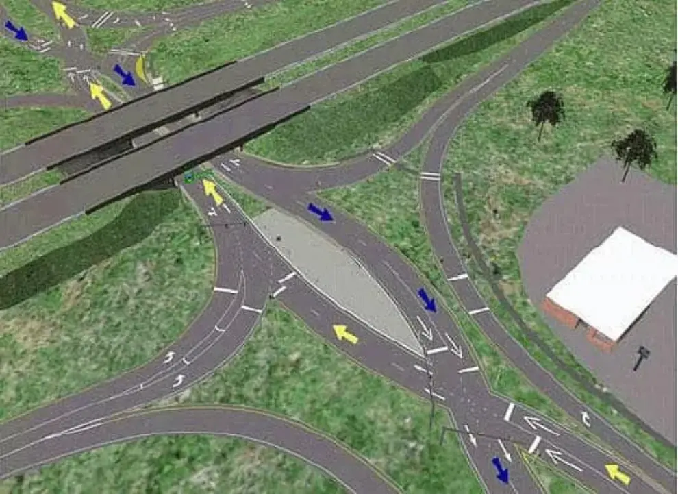 ADOT proposes diverging diamond interchange to replace roundabouts