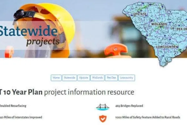 SCDOT launches website and project list for ‘Rebuilding Our Roads’