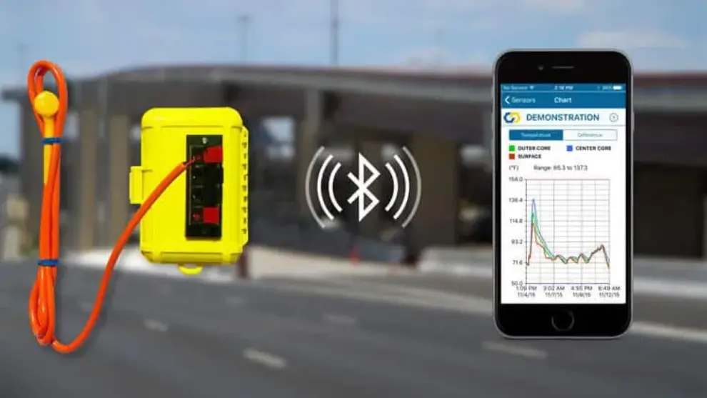App monitors concrete temperature and maturity wirelessly