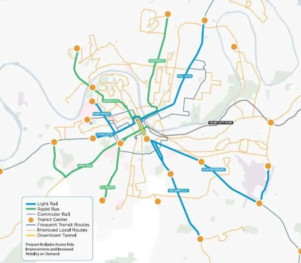 Nashville mayor unveils comprehensive transportation plan