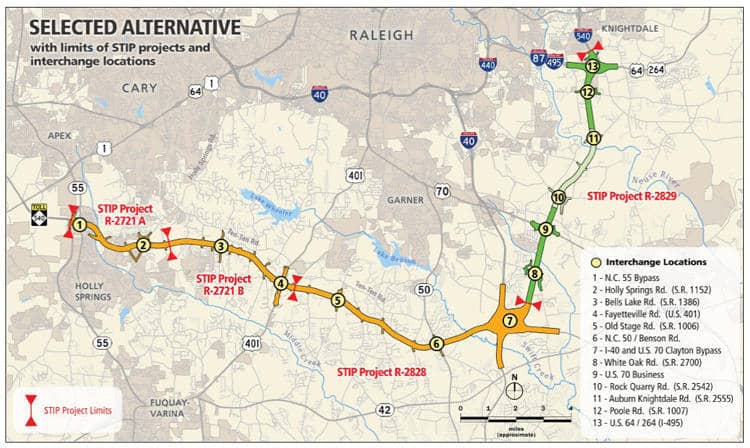 Ncta Receives Final Federal Approval For Complete 540 Route Civil Structural Engineer Magazine 2473