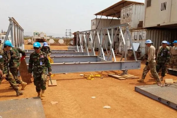 Acrow Bridge supplies structures and training for UN peacekeeping efforts in the Central African Republic