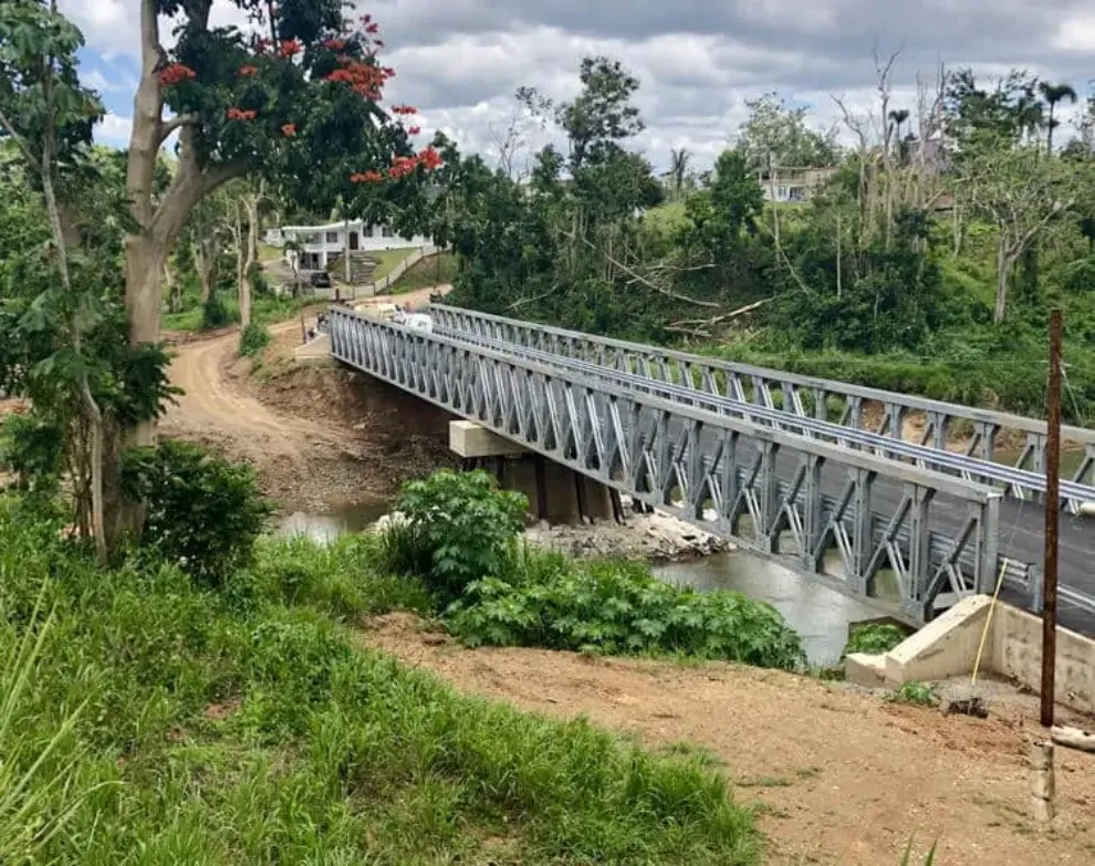 Prefab bridges connect communities in Puerto Rico