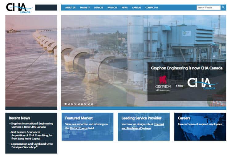 CHA subsidiary rebrands and launches new website - Civil + Structural ...