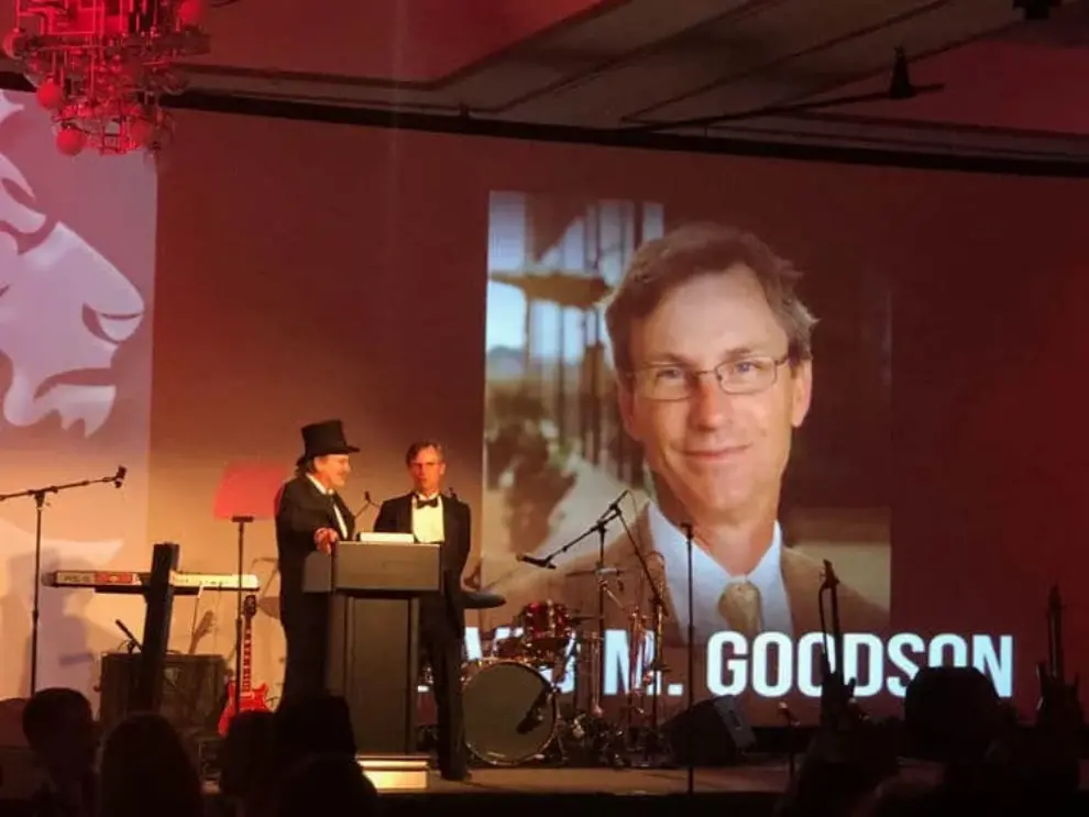 David Goodson receives 2018 Jerry Allen Courage in Leadership Award