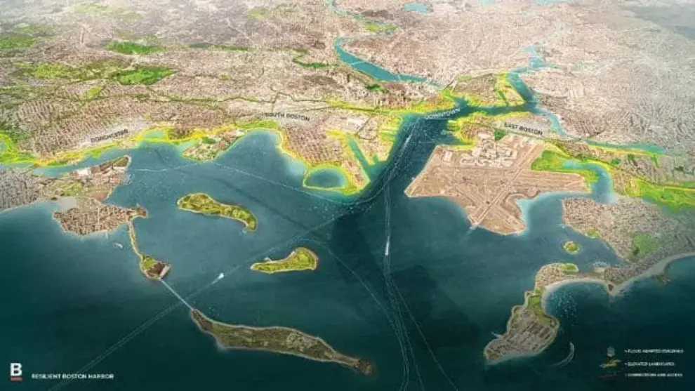 Boston unveils plan for resilient harbor