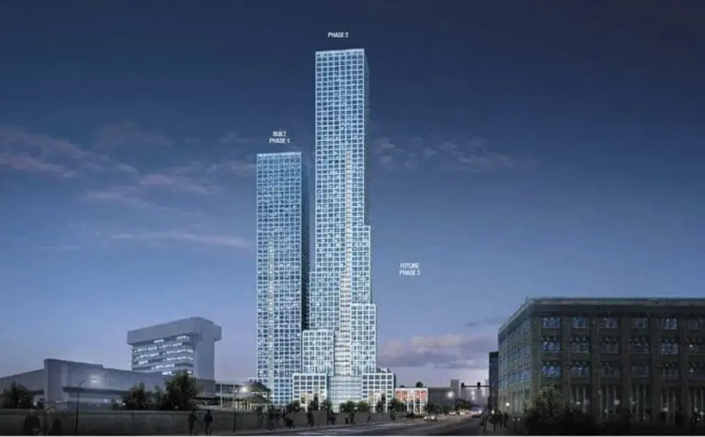 71-story high-rise under construction in Jersey City