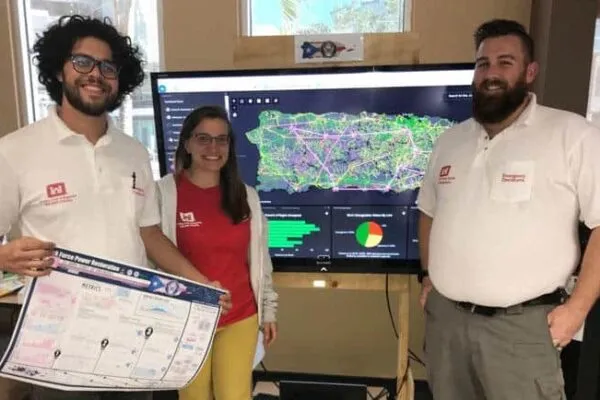 GIS: Front page to Puerto Rico Power Mission