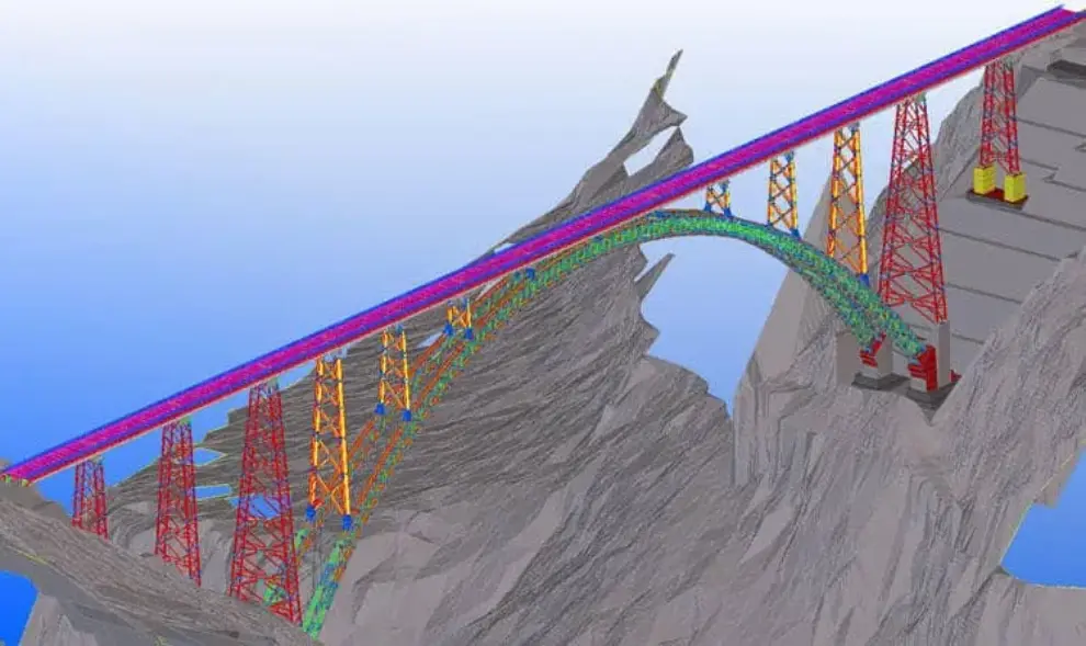 Modeling Technology Helps Streamline Chenab Rail Bridge Design