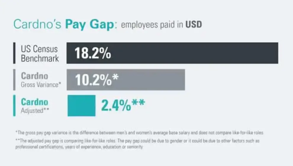 Cardno announces improved gender pay gap results