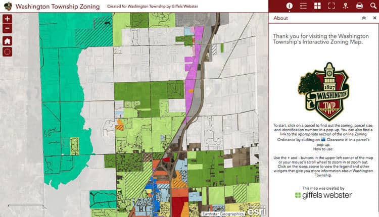 Washington Township Zoning Map Washington Township Adopts Giffels Webster's Clearzoning Planning Tool |  Civil + Structural Engineer Magazine