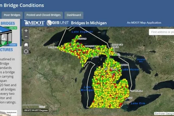New dashboard gives up-to-date stats on Michigan bridge conditions