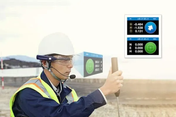 Topcon introduces heads-up display for hands-free construction layout