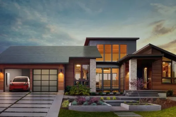 Solar Roof is offered in four beautiful styles – Textured Glass Tile, Slate Glass Tile, Tuscan Glass Tile, and Smooth Glass Tile – to complement a variety of architectural styles. Image: Tesla | ICC-ES Issues ESR-4074 to Tesla, Inc. for Tesla Solar Roof System