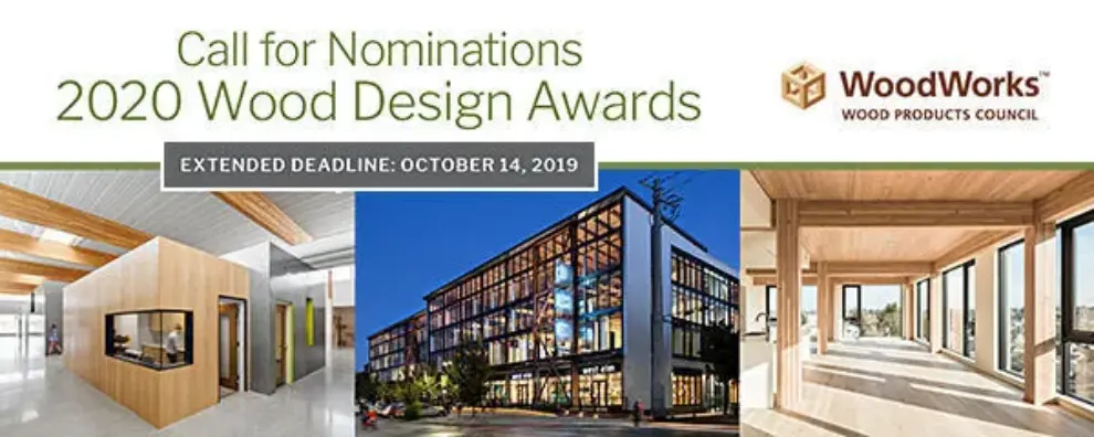 Call for Nominations: 2020 Wood Design Awards