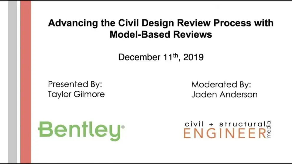 Advancing the Civil Design Review Process with Model-Based Reviews