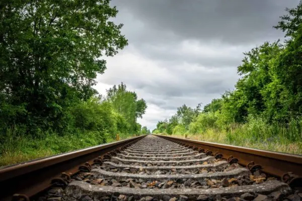 old rail tracks lead to the horizon | What Should Georgia’s Rail System Look Like in 2050?