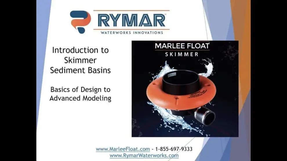 Introduction to Skimmer Sediment Basins – Basics of Design to Advanced Modeling