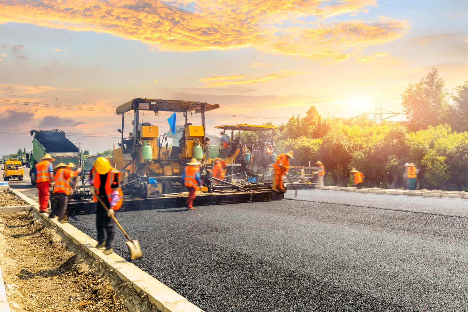 construction-site-is-laying-new-asphalt-road-pavement-road-construction