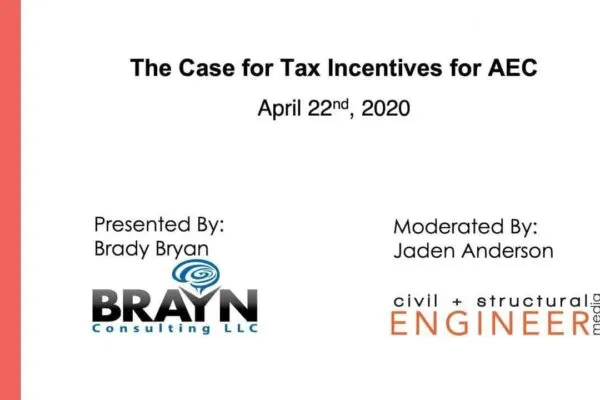The Case for Tax Incentives for AEC