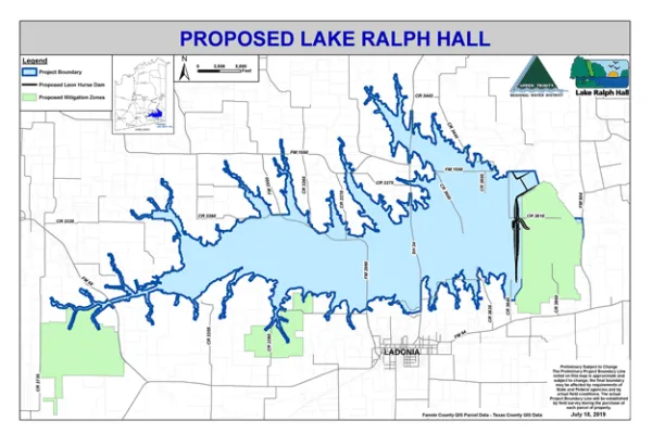 UTRWD Selects LAN as General Engineering Consultant for Lake Ralph Hall Conveyance System