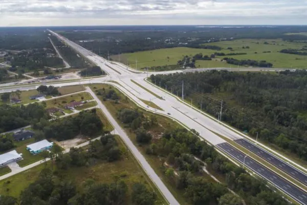 THE SR 82 CFI PROJECT WAS NAMED AMONG ROADS AND BRIDGES MAGAZINE’S TOP 10 ROADS OF THE YEAR IN 2019. Photo courtesy of Mark Gall Photography. | STATE ROAD 82 CFI PROJECT WINS ASHE’S 2020 NATIONAL PROJECT OF THE YEAR AWARD