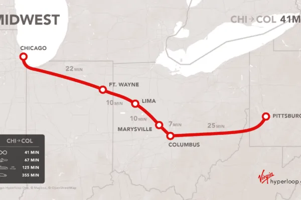 Ohio Officials Announce Results of Midwest Hyperloop Feasibility Study