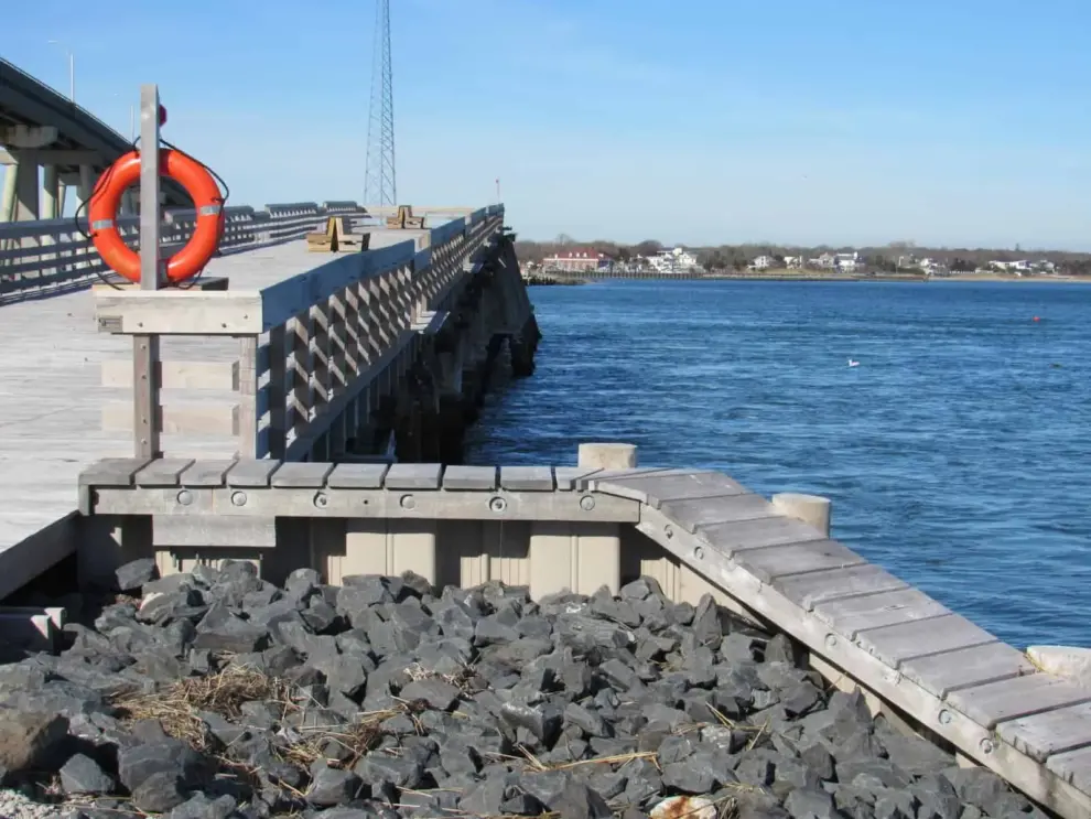 Sustainable Marine Lumber Helps Bridge Environmental and Structural Goals  for the Ponquogue Bridge Restoration