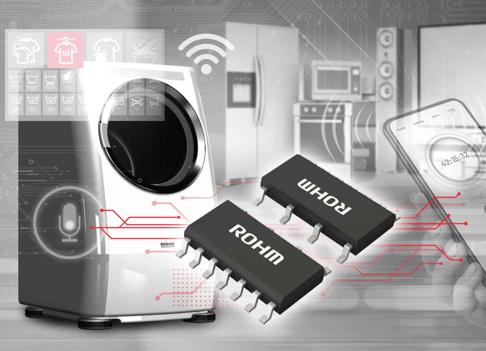 The Industry’s First Integrated Zero Cross Detection ICs from ROHM Semiconductor