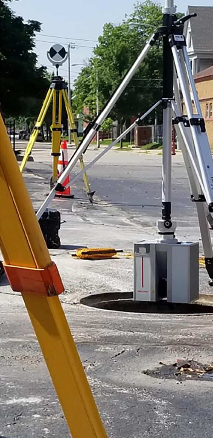 LiDAR Captures Accurate As-Built Condition of Combined Sewer Overflow Pipes in City of Milwaukee