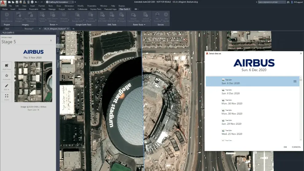 Plexscape and Airbus join forces to offer the best satellite imagery to the AEC industry