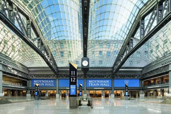 Moynihan Train Hall and East End Gateway in New York City Open
