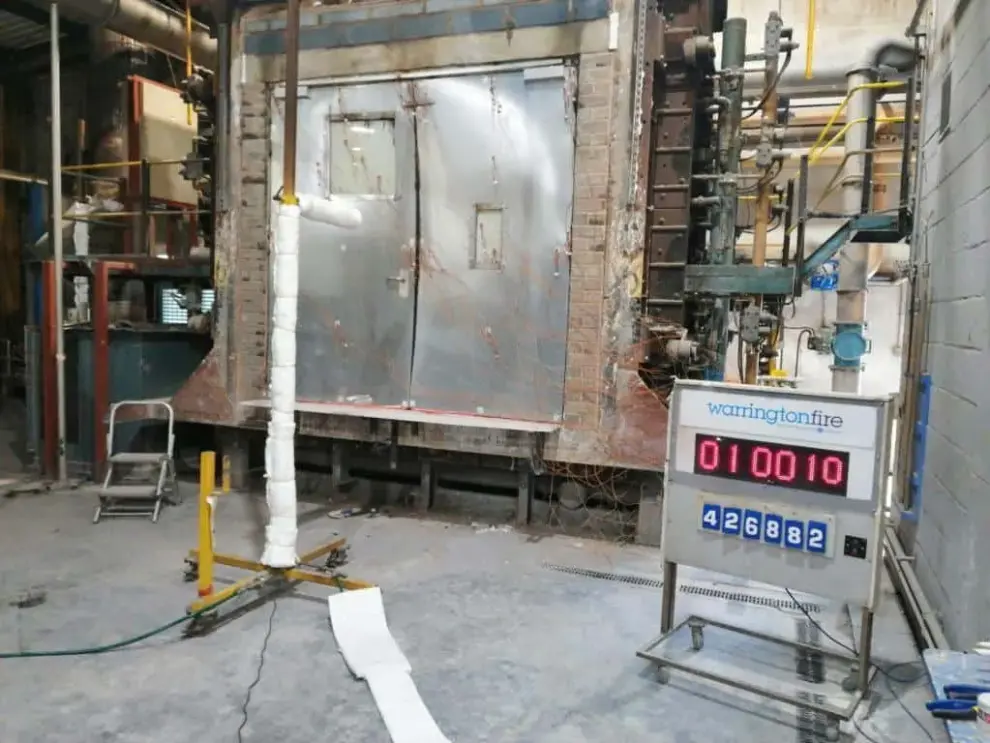 Rhino reveals fire door with industry leading heat radiation performance