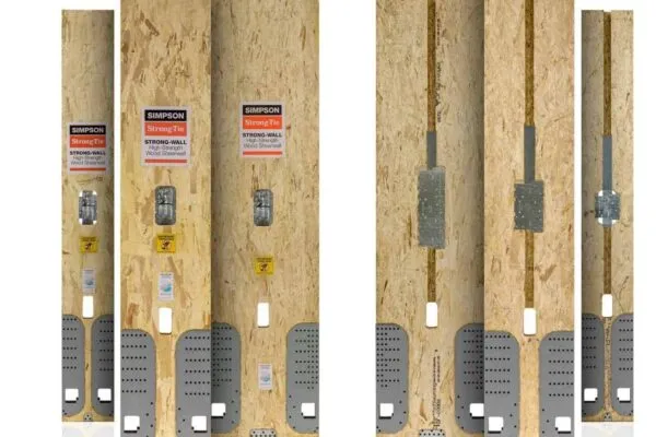 New, Factory-Built, High-Strength Wood Shearwall from Simpson Strong-Tie Can Outperform Similar Prefabricated Steel Walls