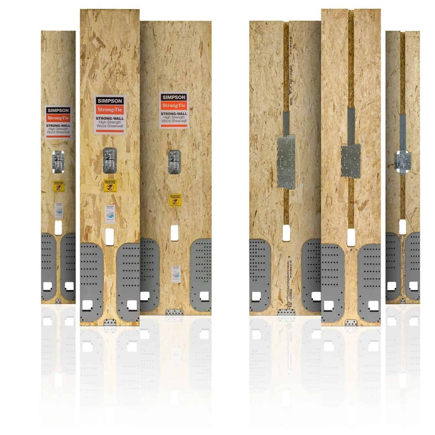 New, FactoryBuilt, HighStrength Wood Shearwall from Simpson Strong