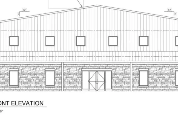  Building elevations for UMA Geotechnical Construction’s new 24,000-square-foot headquarters in Colfax, N.C.   | Design Underway for New UMA Geotechnical Headquarters