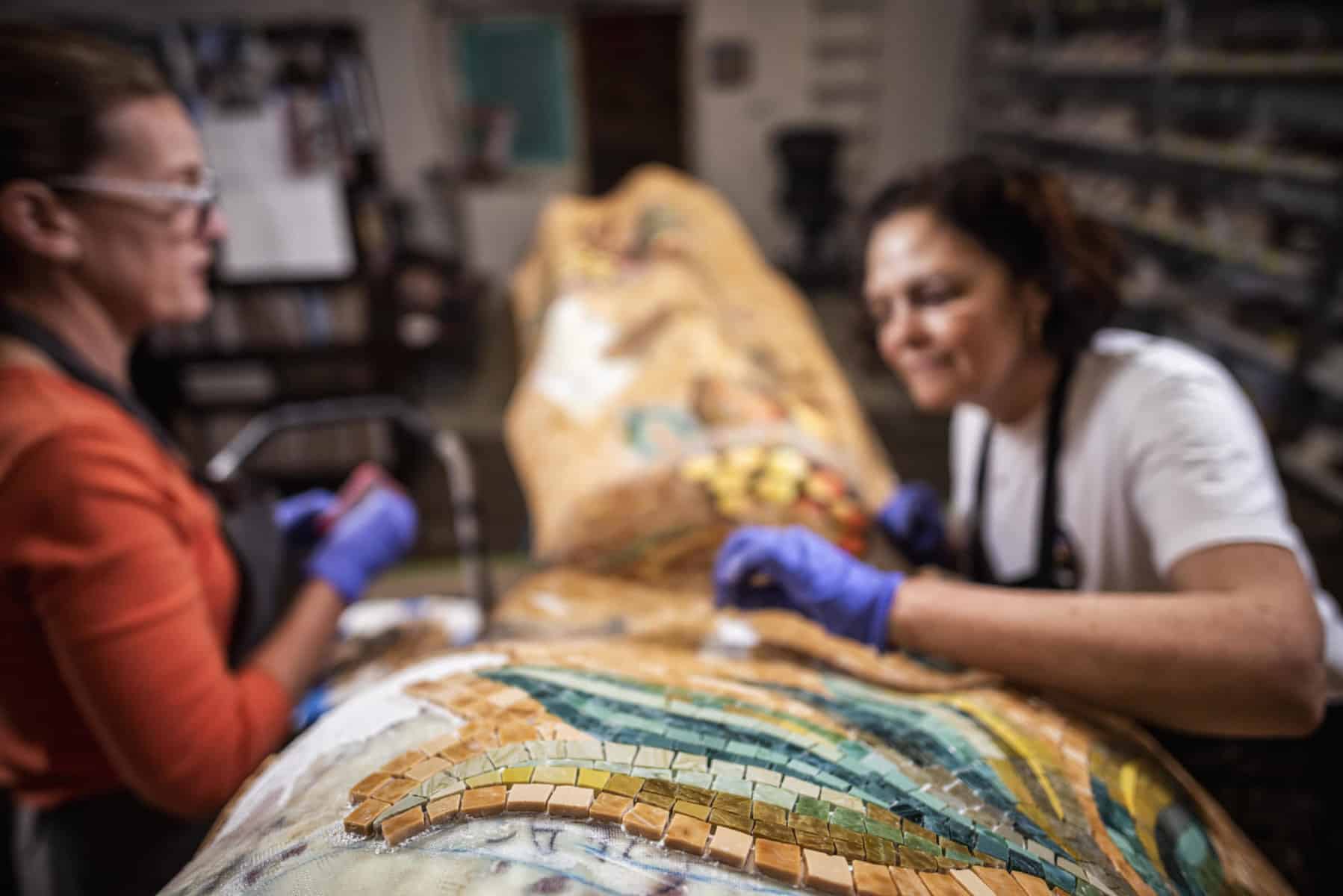 Photo by Danny Fulgencio
dannyfulgencio.com | NEWLY OPENED AC HOTEL FORT WORTH DOWNTOWN TO DEBUT MAGNIFICENT JULIE RICHEY MOSIAC SCULPTURE