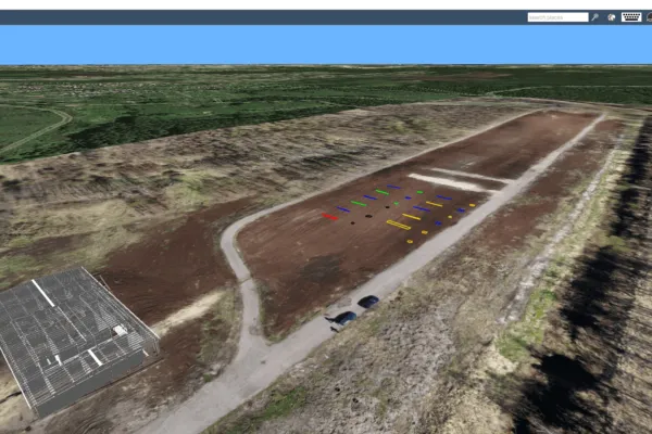 Test range for UAV-based geophysical sensors launched in Latvia