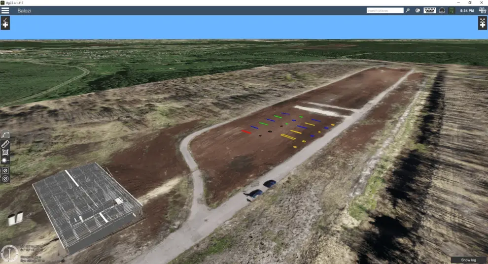 Test range for UAV-based geophysical sensors launched in Latvia