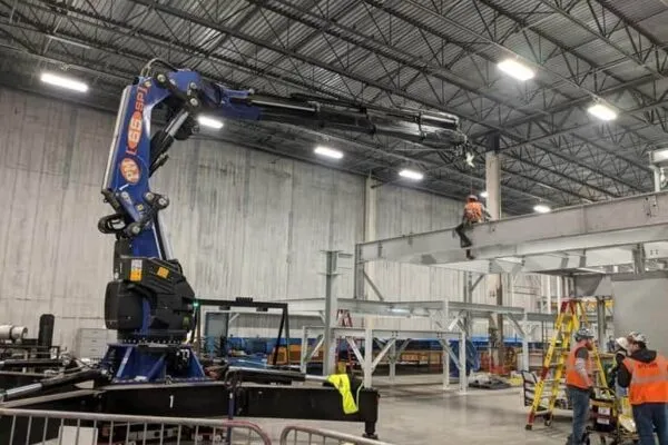 Engineered Rigging Combines Knuckle Boom Cranes, Robots and Ingenuity to Solve Global Shipping Facility’s Upgrade Challenges