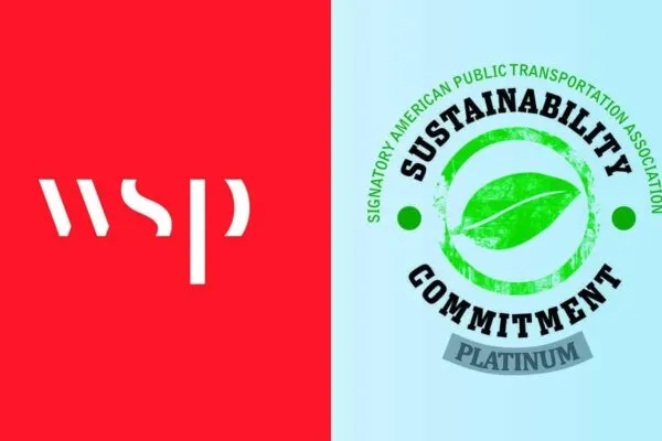 WSP USA Earns APTA’s Highest Recognition for Sustainability Commitment