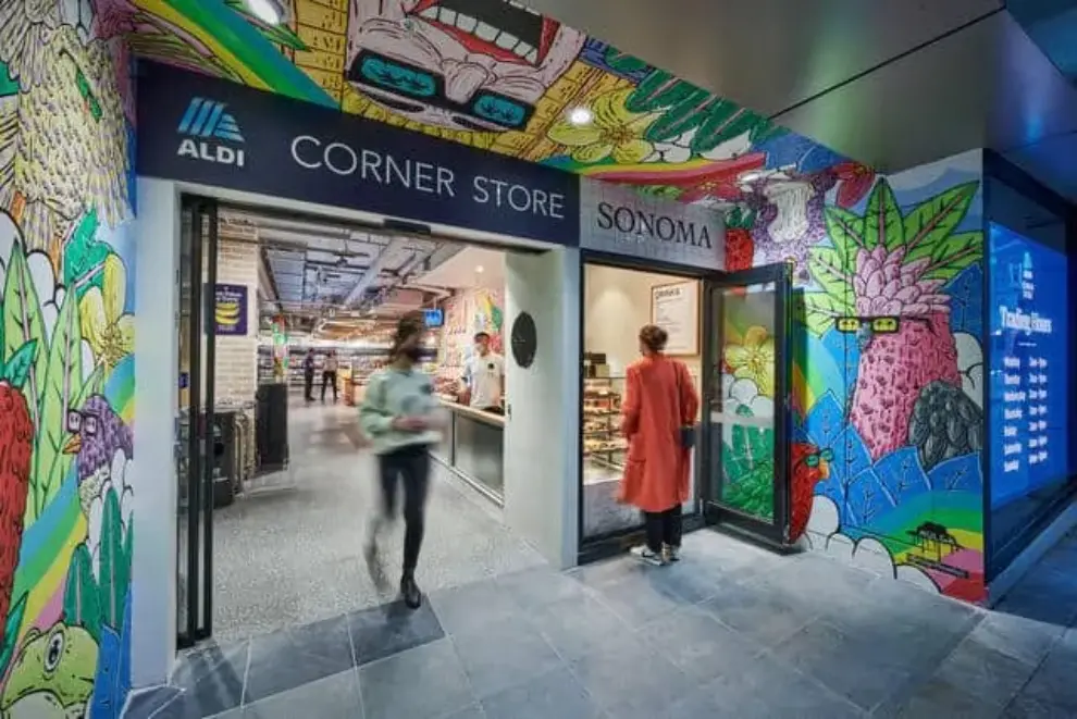 Landini Associates Debuts Design for ALDI Corner Store, Expanding Global Chain with Locally Inspired Retail