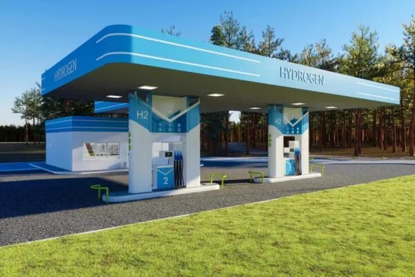 Environmentally Friendly Alternative Energy Concept With Hydrogen Refuelling Station. | Rhino Doors launches subsidiary company Rhino HySafe, specialising in hydrogen explosion relief products