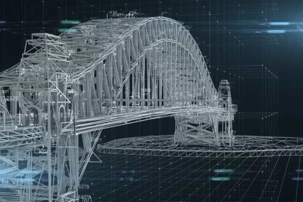 Civil engineer structural architect analysis bridge design engineering  - 3D Illustration Rendering | Corum Client S-FRAME, AEC Structural Simulation Innovator, Acquired by Altair